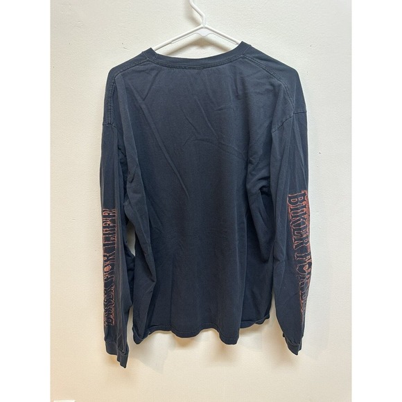 Biker For Life Mens Long Sleeve Shirt | Size X-Large | Hot Leathers Tag - Picture 3 of 7